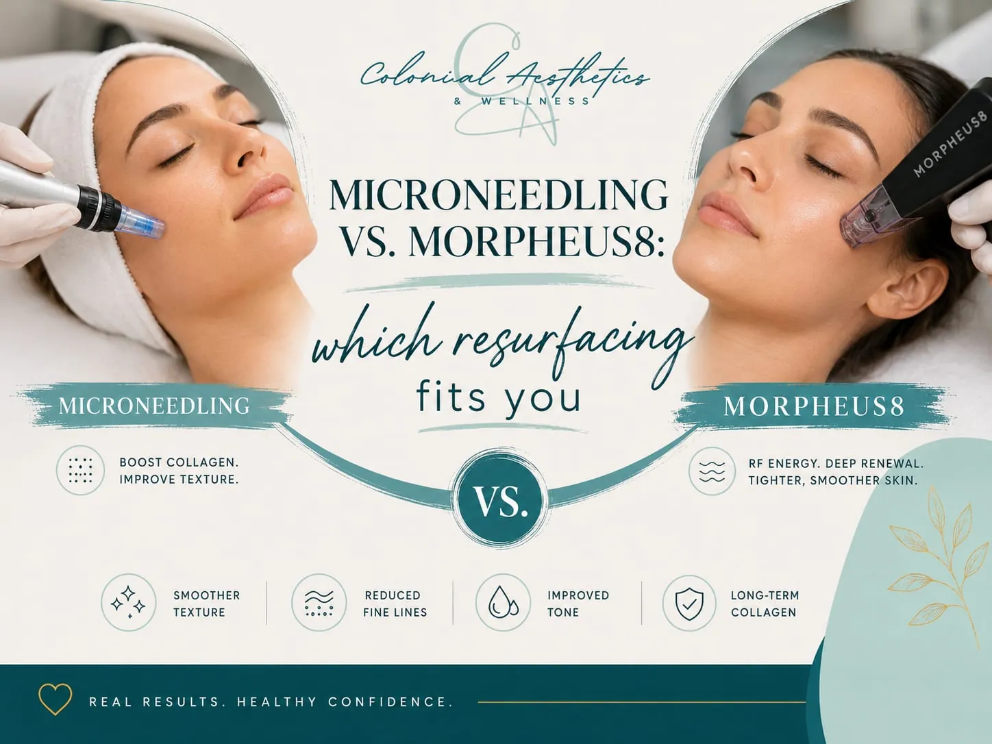 microneedling device · neutral lighting
