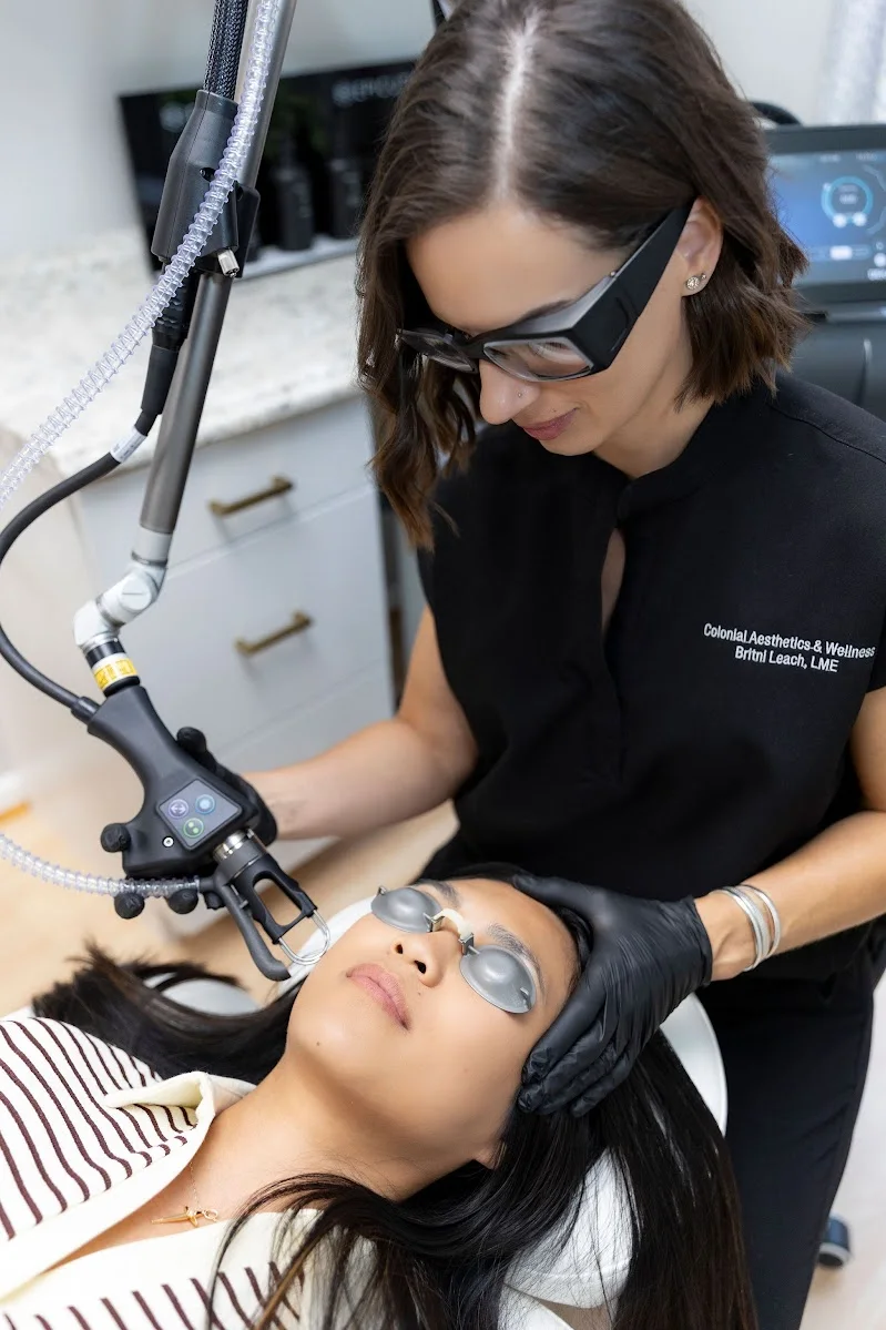 A CO2 laser treatment